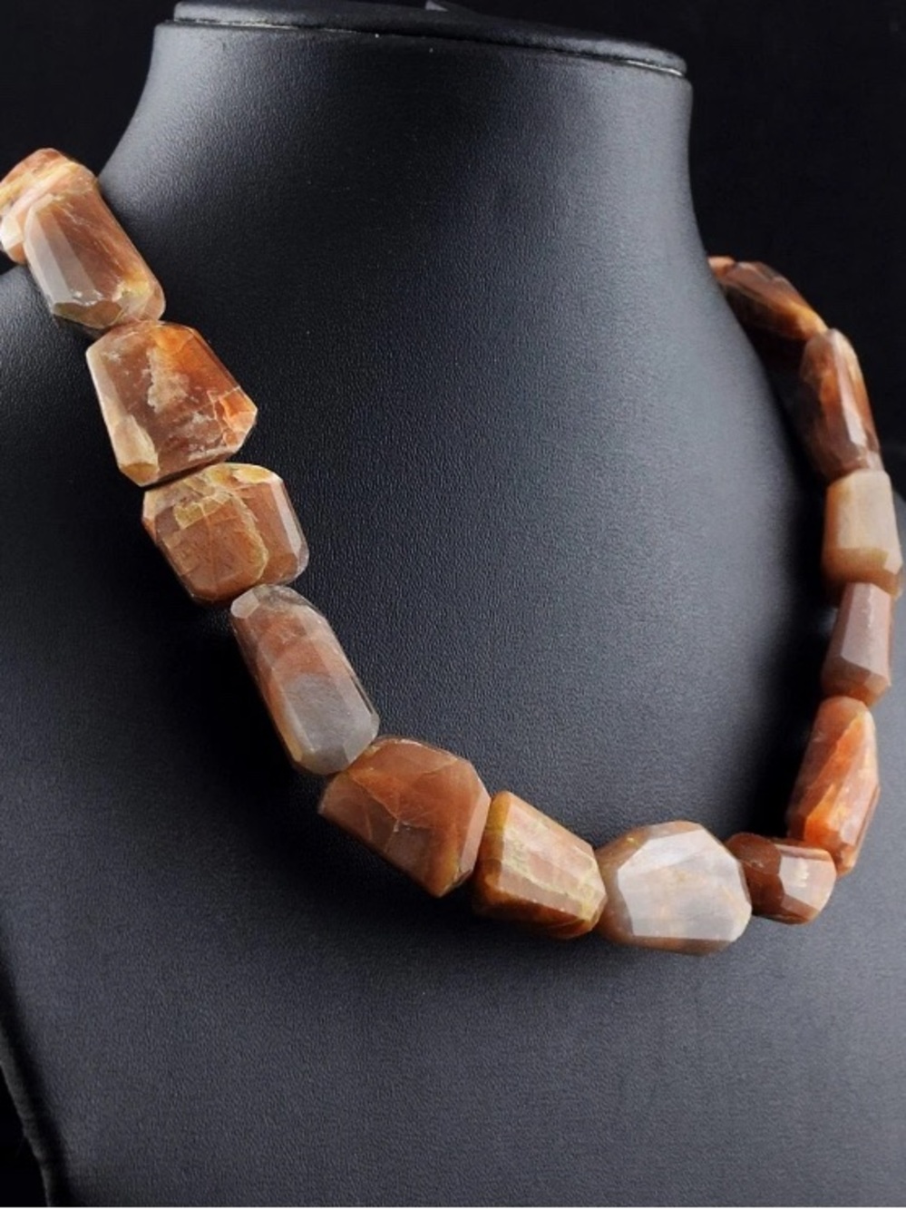 Gemstone beaded necklace